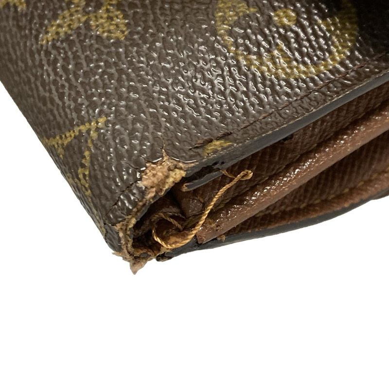 Louis Vuitton W Hook Wallet Monogram Porte Monet Vieux Carte Cles Di M61652