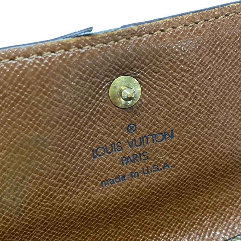 Louis Vuitton W Hook Wallet Monogram Porte Monet Vieux Carte Cles Di M61652