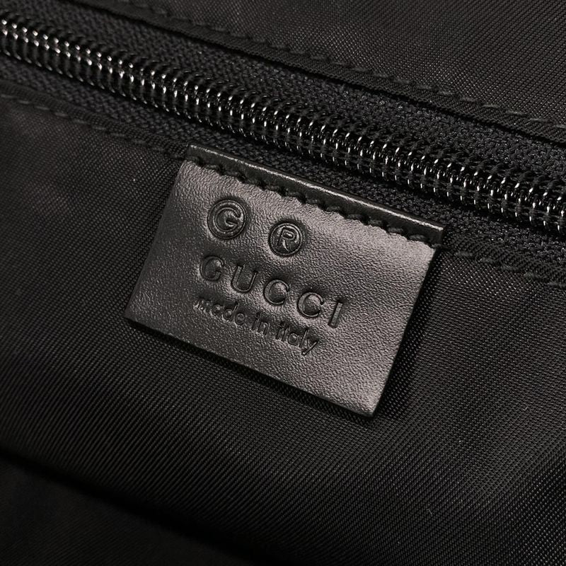 Gucci Handbag Sherry (web) 630923 Black×green×multi Leather