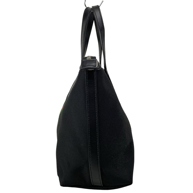 Gucci Handbag Sherry (web) 630923 Black×green×multi Leather