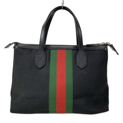 Gucci Handbag Sherry (web) 630923 Black×green×multi Leather