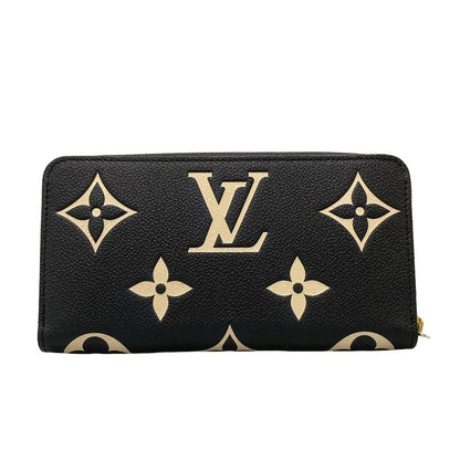 Louis Vuitton Long Wallet Bicolor Monogram Empreinte Tongue Zippy Wallet M80481