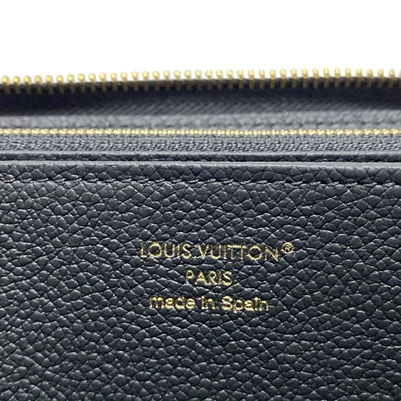 Louis Vuitton Long Wallet Bicolor Monogram Empreinte Tongue Zippy Wallet M80481