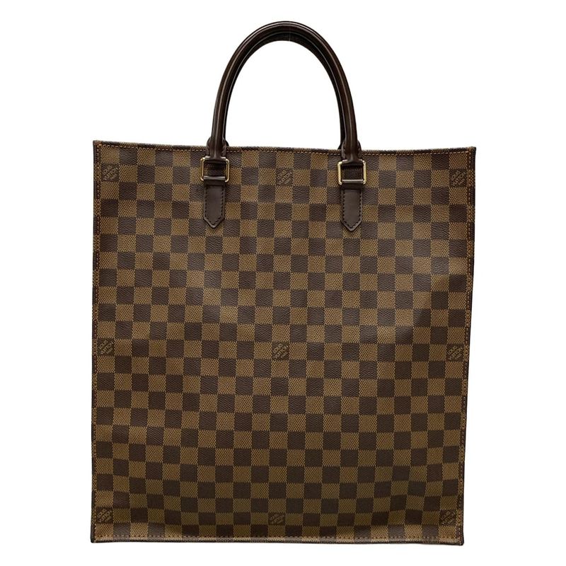 Louis Vuitton Tote Bag Damier Sac Pla (old Shape ) N51140 Ebène