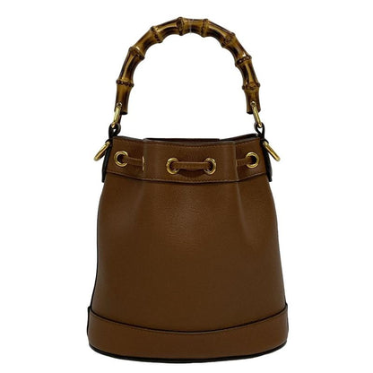 Gucci Handbag Diana Mini Bucket/bamboo 724667 Brown Leather