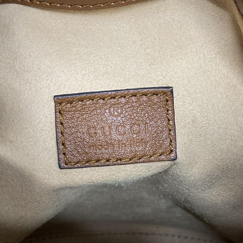 Gucci Handbag Diana Mini Bucket/bamboo 724667 Brown Leather