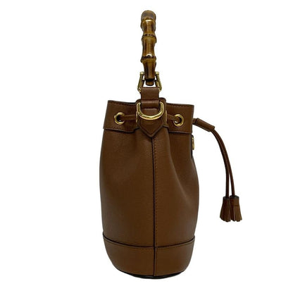 Gucci Handbag Diana Mini Bucket/bamboo 724667 Brown Leather