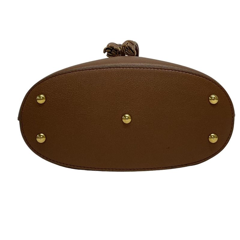 Gucci Handbag Diana Mini Bucket/bamboo 724667 Brown Leather