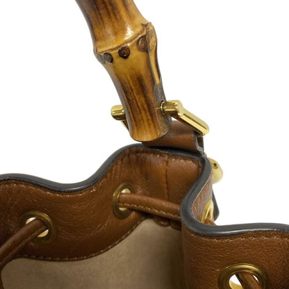 Gucci Handbag Diana Mini Bucket/bamboo 724667 Brown Leather