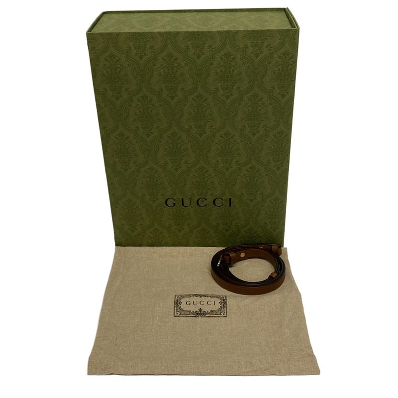 Gucci Handbag Diana Mini Bucket/bamboo 724667 Brown Leather