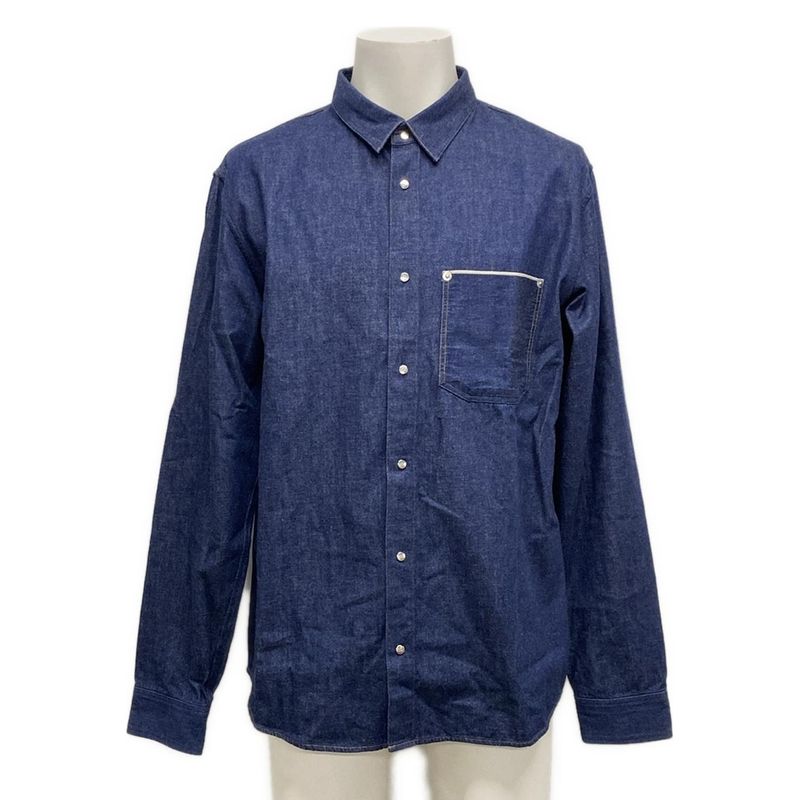 Dior/christian Dior Long Sleeve Shirt Size 41 Mens - 923c505a0019 Dark Navy