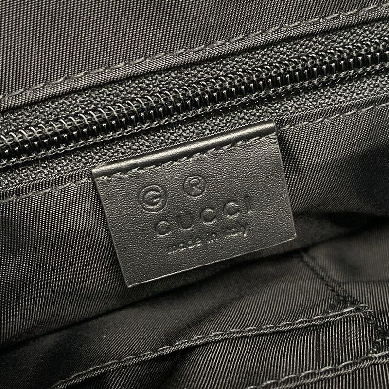 Gucci Handbag Sherry 631245 Black X Green X Red Leather