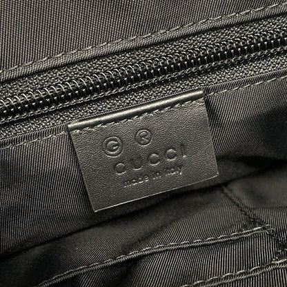 Gucci Handbag Sherry 631245 Black X Green X Red Leather