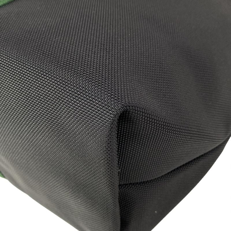 Gucci Handbag Sherry 631245 Black X Green X Red Leather