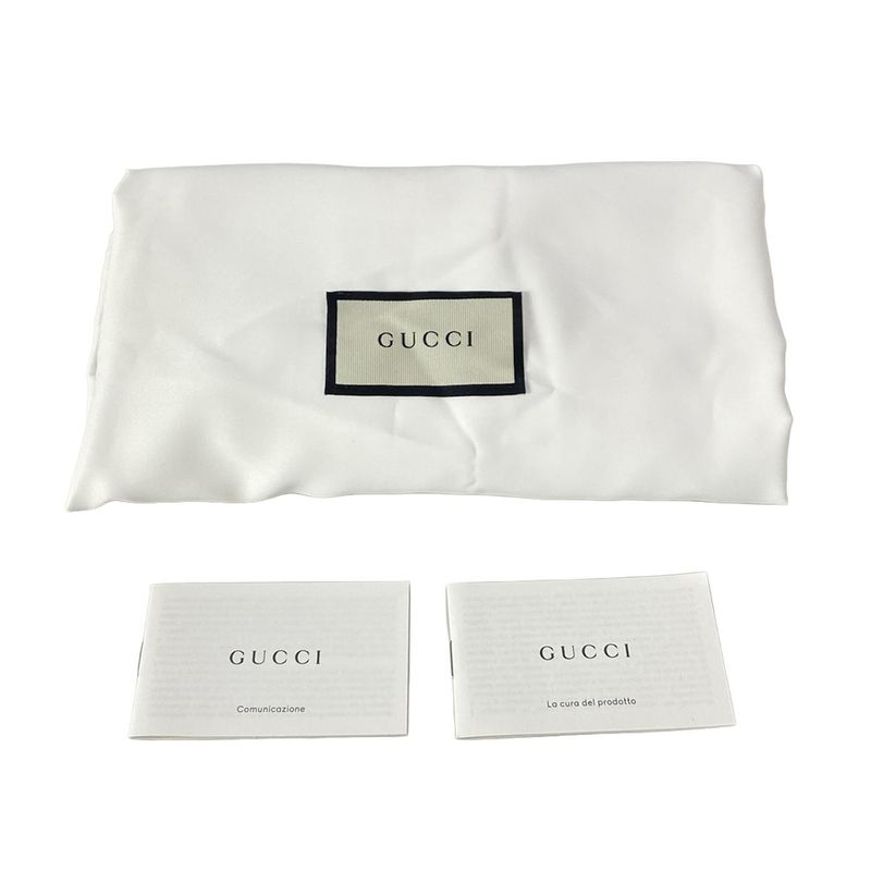 Gucci Handbag Sherry 631245 Black X Green X Red Leather