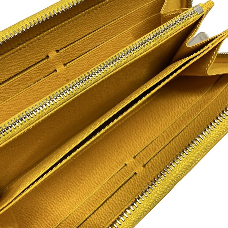 Louis Vuitton Epi Zippy Wallet M81229 Sunflower Leather Cowhide