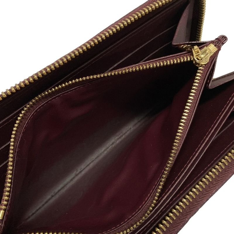 Louis Vuitton Monogram Vernis Zippy Wallet M91536 Rouge Fauviste Leather