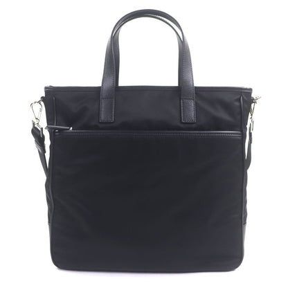 Prada 2vg032 Nylon Saffianoleather Triangle Logo Triangle Plate 2WAY Tote Bag