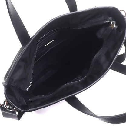 Prada 2vg032 Nylon Saffianoleather Triangle Logo Triangle Plate 2WAY Tote Bag