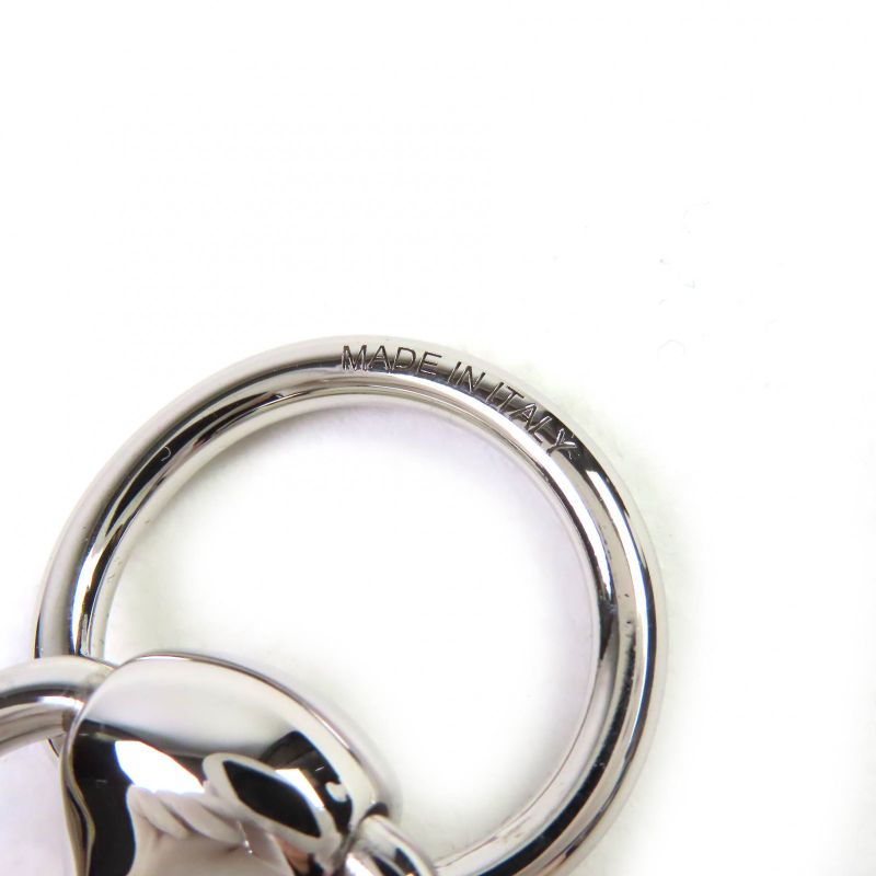 Hermes Scarf Ring 90 Maul Current Silver With Box And Storage Bag Made In Italy