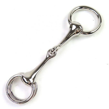 Hermes Scarf Ring 90 Maul Current Silver With Box And Storage Bag Made In Italy