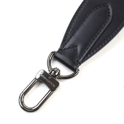 Louis Vuitton J02496 Canvas Leather Logo Shoulder Strap Current Black White