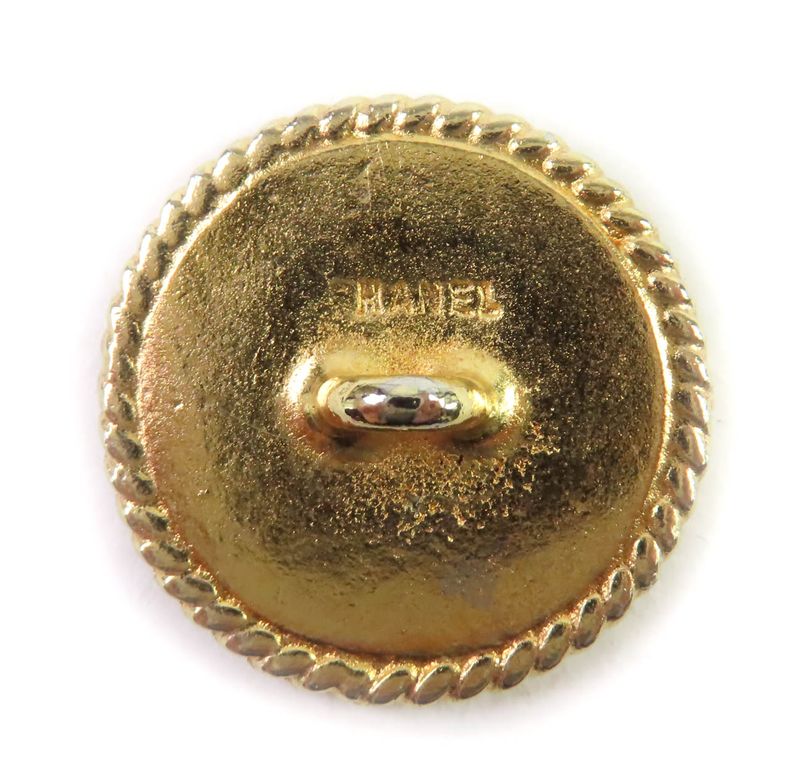 CHANEL Vintage Coco CHANEL Face Buttons Gold Buttons 8 Large 6 Small Set