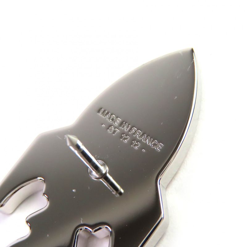 Hermes Space H Space Ash Silver Hardware Crudo Cell Pin Brooch Multicolor With