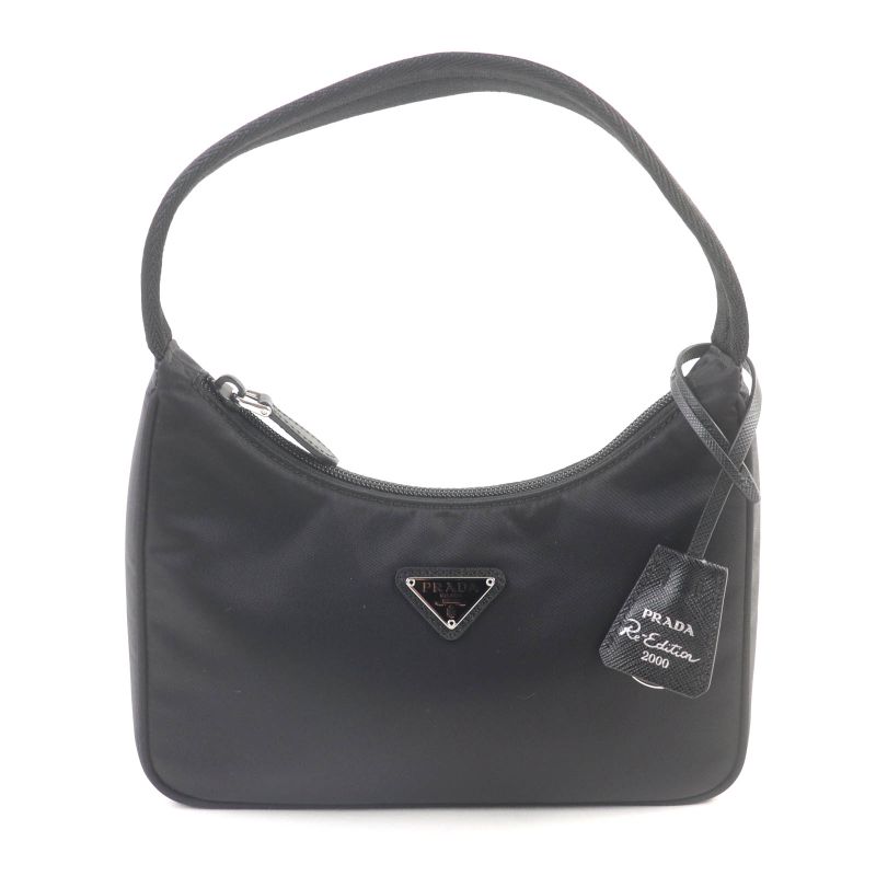 Prada 1ne515 Re-edition 2000 Triangle Logo Clochette Appendix Tessuto Mini Bag