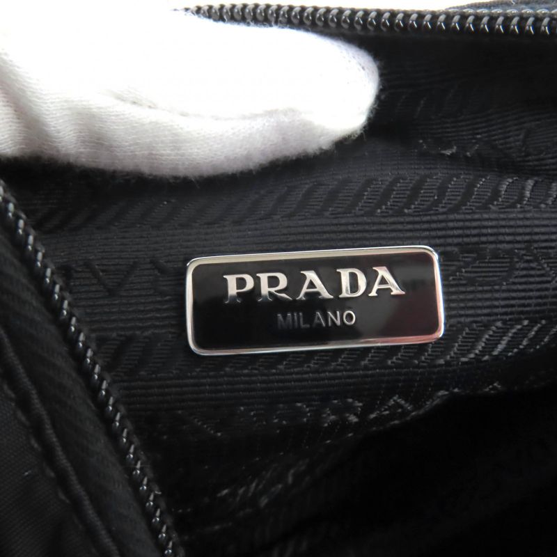 Prada 1ne515 Re-edition 2000 Triangle Logo Clochette Appendix Tessuto Mini Bag