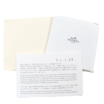 Hermes Brid A Black PM Cotton 100% Natural Silver Hardware H Logo Handbag Pouch