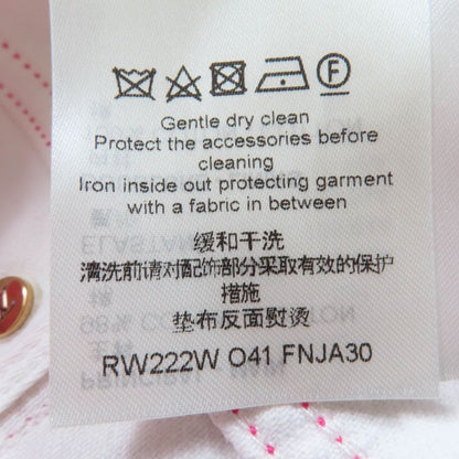 Louis Vuitton 2022 Gold Logo Button Monogram Jacket Pink 34 With Hanger And