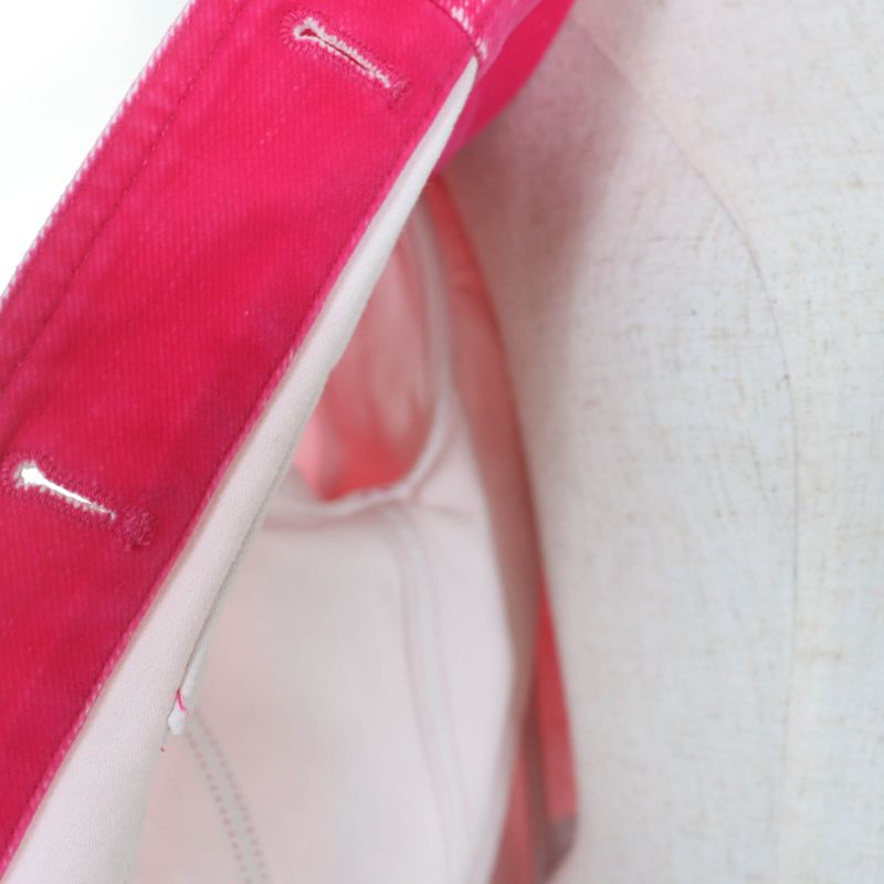 Louis Vuitton 2022 Gold Logo Button Monogram Jacket Pink 34 With Hanger And