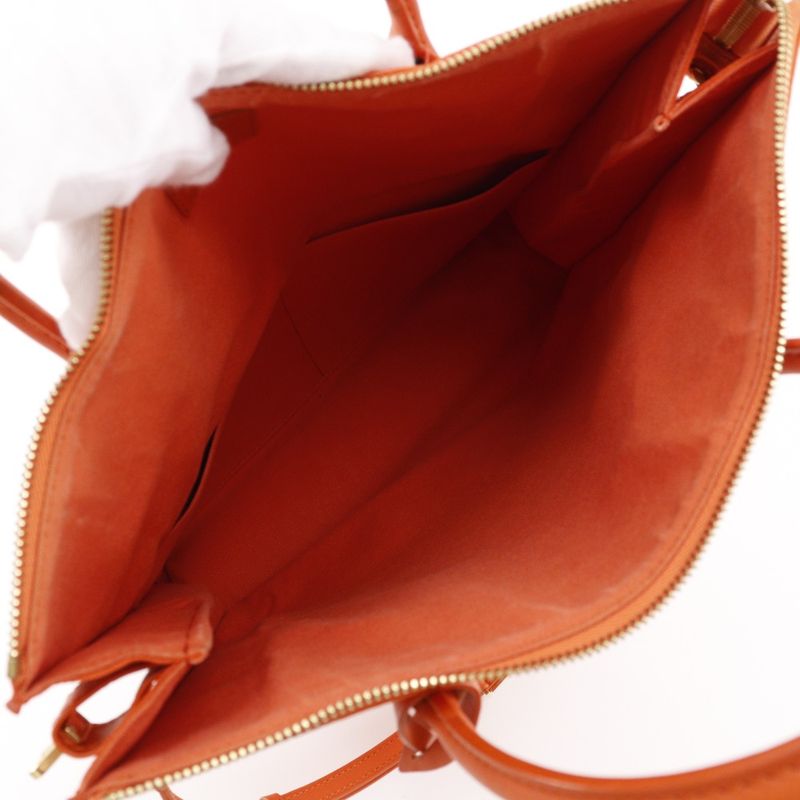 Louis Vuitton Mobil Tote Bag 2WAY Shoulder N41304 Damier Canvas Pimon Orange