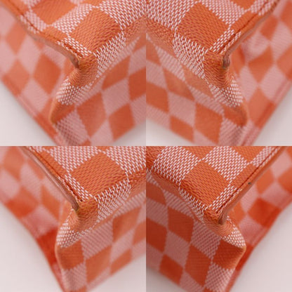Louis Vuitton Mobil Tote Bag 2WAY Shoulder N41304 Damier Canvas Pimon Orange