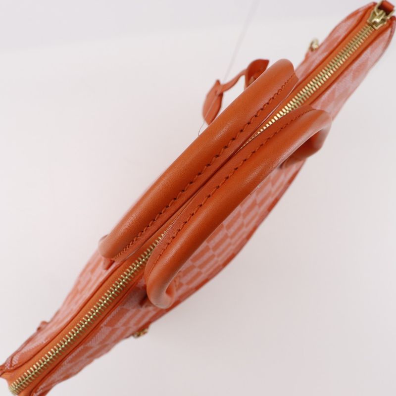 Louis Vuitton Mobil Tote Bag 2WAY Shoulder N41304 Damier Canvas Pimon Orange