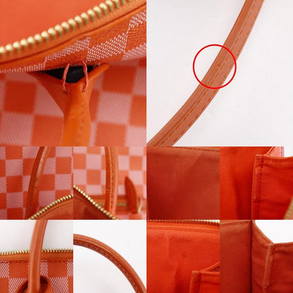 Louis Vuitton Mobil Tote Bag 2WAY Shoulder N41304 Damier Canvas Pimon Orange