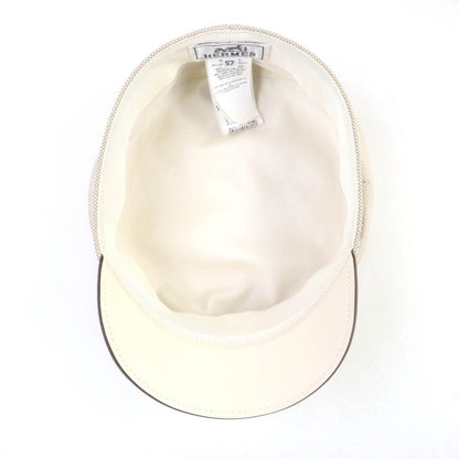 Hermes Deauville Plan Wear Serie Hardware Attached Leather Use Casket Beige 57