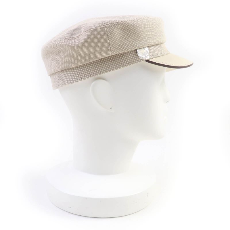 Hermes Deauville Plan Wear Serie Hardware Attached Leather Use Casket Beige 57