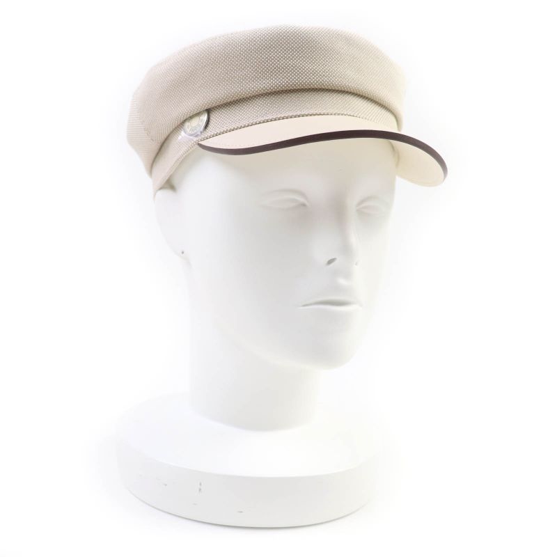 Hermes Deauville Plan Wear Serie Hardware Attached Leather Use Casket Beige 57