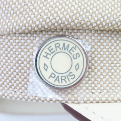 Hermes Deauville Plan Wear Serie Hardware Attached Leather Use Casket Beige 57