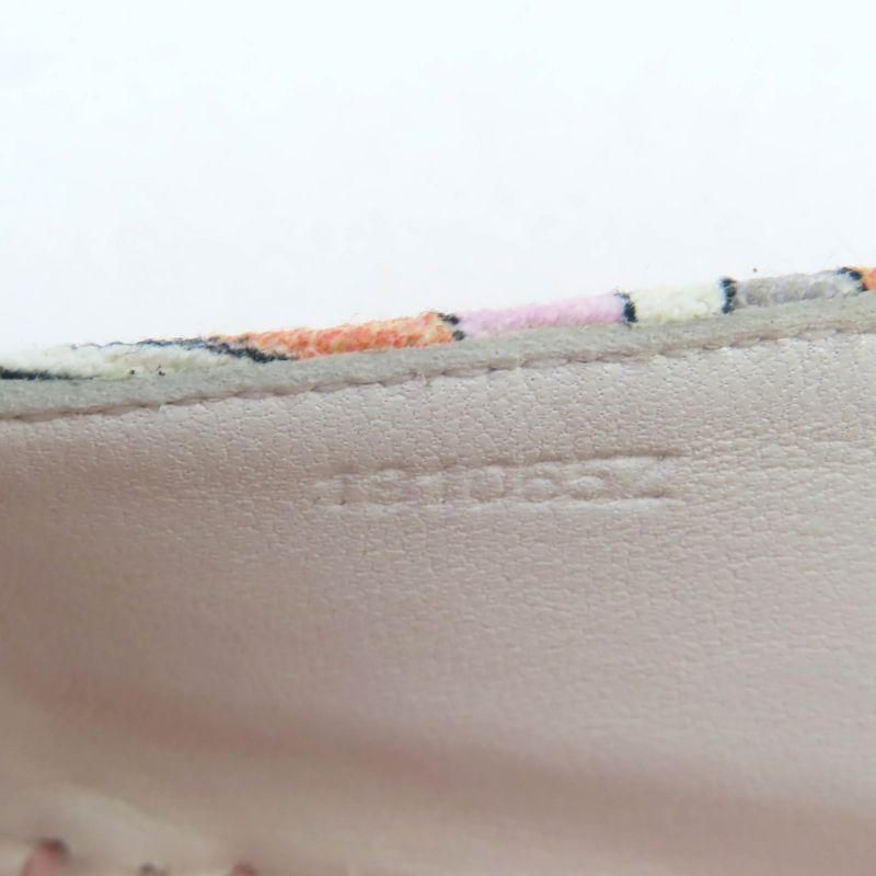 Hermes 191063z Logo All-over Espadrilles Slip-on Multi 35 With Box And Storage