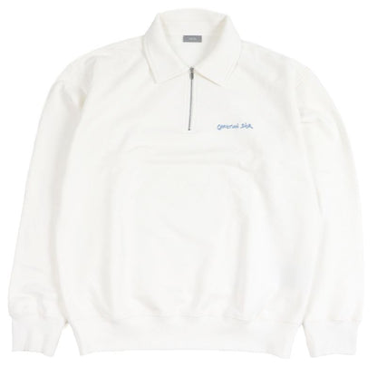 DIOR Homme 24AW 443j616a0531 Logo Embroidery Half Zip Sweatshirt White M Made