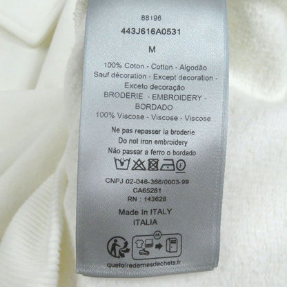 DIOR Homme 24AW 443j616a0531 Logo Embroidery Half Zip Sweatshirt White M Made