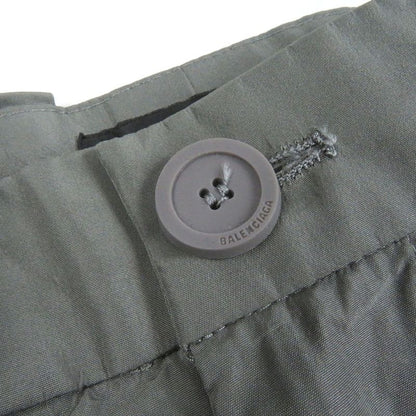 Balenciaga 22AW 720217 Unisex Nylon Pants Straight Pants Gray XS Made In Italy
