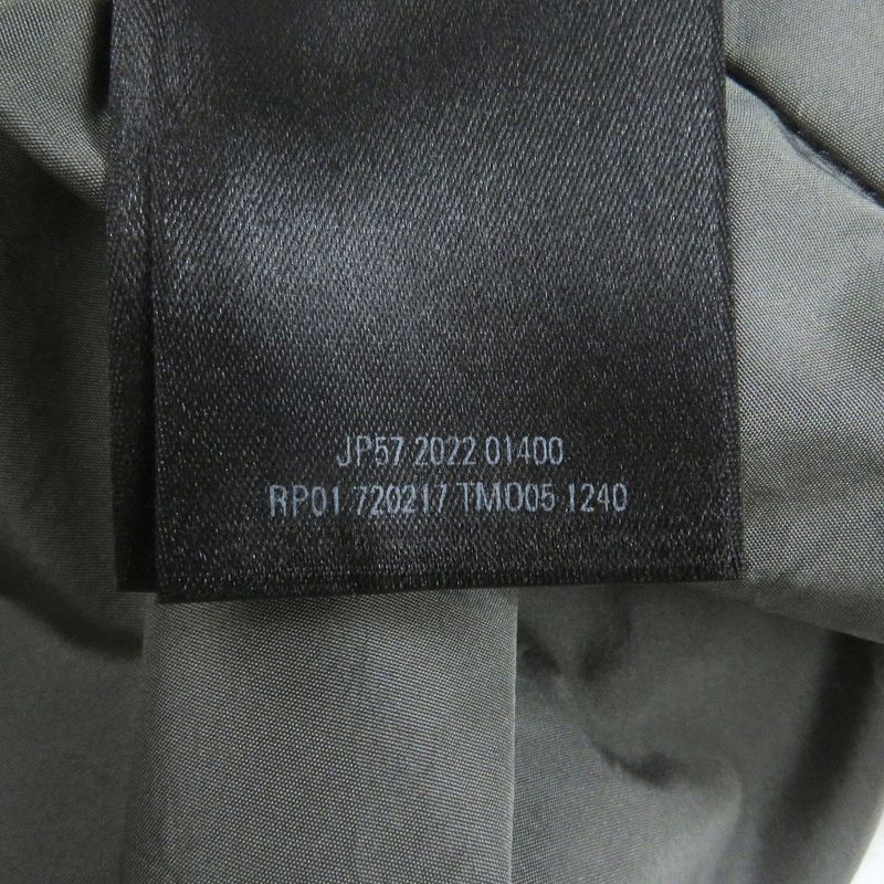 Balenciaga 22AW 720217 Unisex Nylon Pants Straight Pants Gray XS Made In Italy