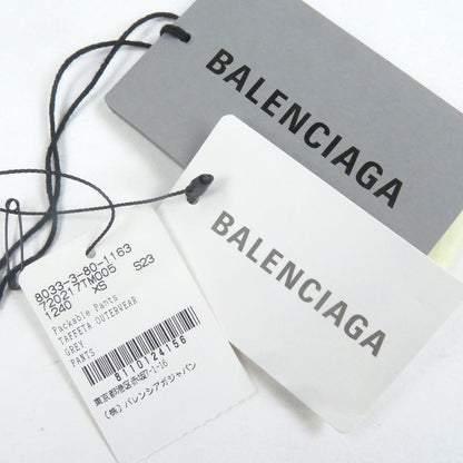 Balenciaga 22AW 720217 Unisex Nylon Pants Straight Pants Gray XS Made In Italy