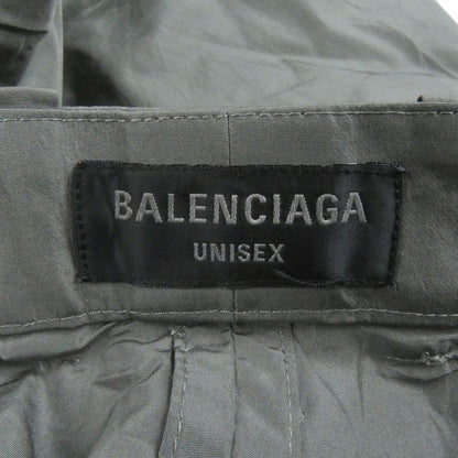 Balenciaga 22AW 720217 Unisex Nylon Pants Straight Pants Gray XS Made In Italy