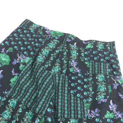 DIOR Homme 22AW 293c170a5680 100% Cotton Roses Total Pattern Half-pants Black