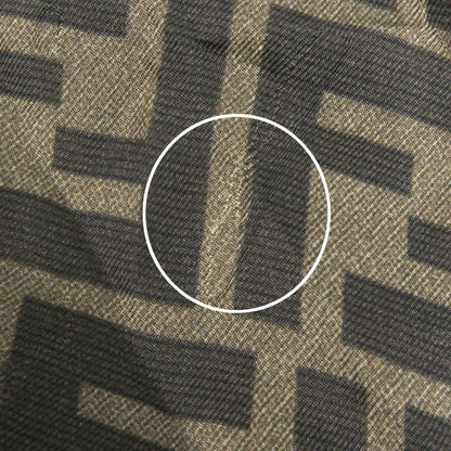 Fendi 2022 Fb0416 100% Silk FF Logo Zucca Total Pattern Easy Pants Pajama Pants